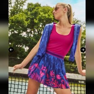 Lilly Pulitzer luxletic Pink and Blue Athletic Dress Sz. M